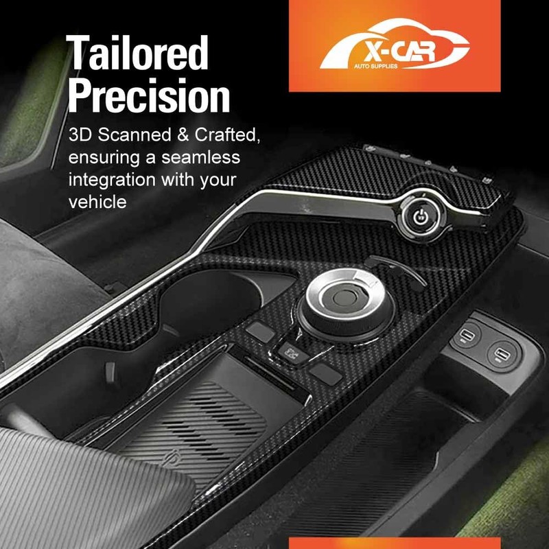 X-CAR Gear Shift Frame Trim for Kia EV6 2021-2025 Carbon