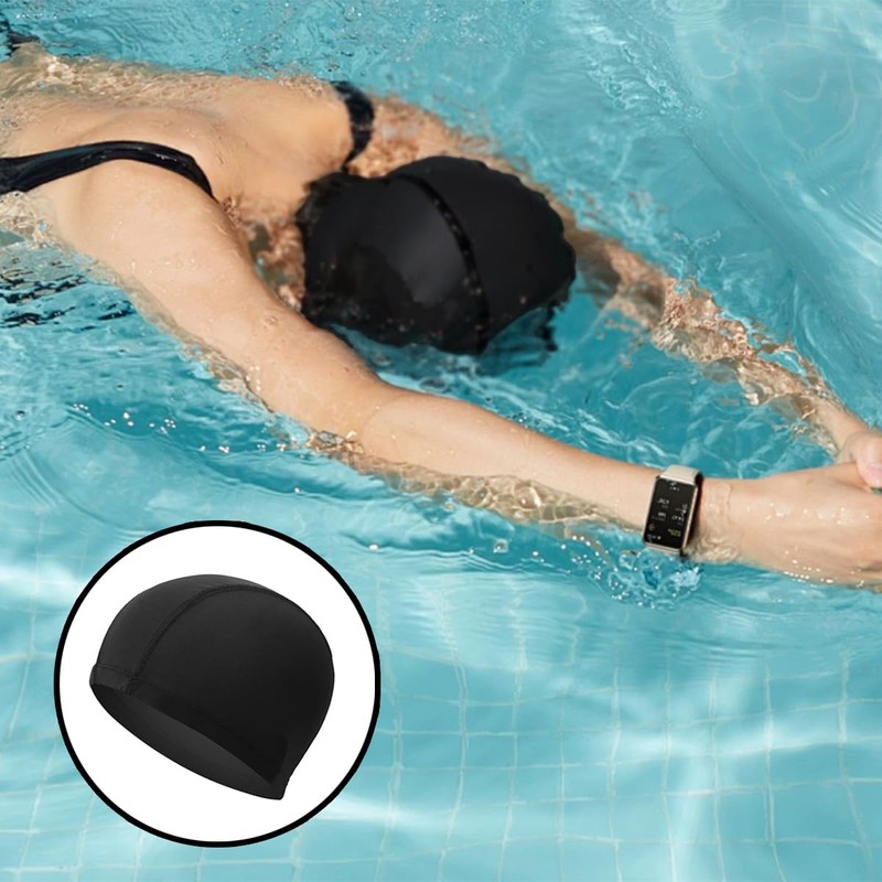 LeTradeJP Adult Trendy Medium High Elastic Single Line Nylon Swim