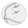 Entec ABCD302 Antibacterial One-Mouth Ball, Natural, Medium, MS-105N, Polypropylene, Japan