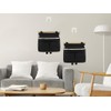 Kellegour 3 Pieces Wall Hanging Storage Bag with Pockets,Wall Hanging