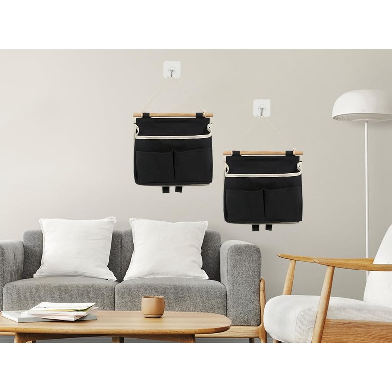 Kellegour 3 Pieces Wall Hanging Storage Bag with Pockets,Wall Hanging