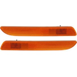 CarLights360: For 2004 2005 2006 2007 Saab 9-3 Side Marker Light Assembly Driver and Passenger Side Pair w/Bulbs DOT - For SB2530104 SB2531104 (Vehicle Trim: 2 Dr.) | 12 785 954, 12 785 990