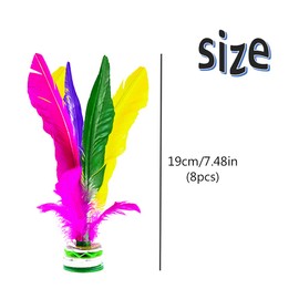 Anyingkai Kick Shuttlecock, Foot Shuttlecock, Kick Shuttlecock, Shuttlecock, Shuttlecock, Shuttlecock, Colourful Shuttlecocks, Jianzi Shuttlecock, Chinese Jianzi (Colour-8)