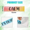 50pcs Calm Mood Calming Stickers, Number Focus Textured Sensory Strips