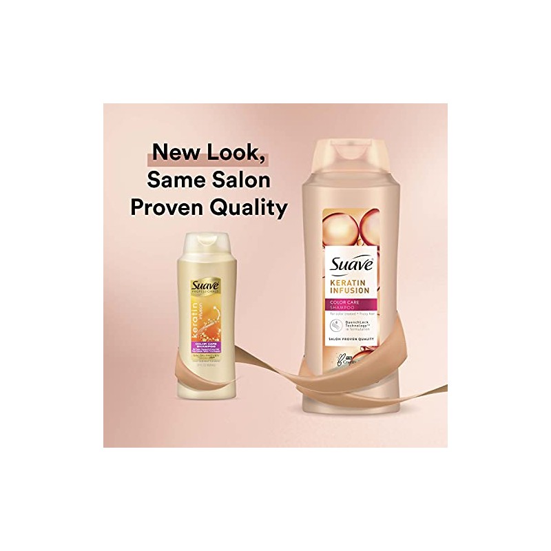 Suave Professionals Color Care Shampoo, Keratin Infusion, 28 oz