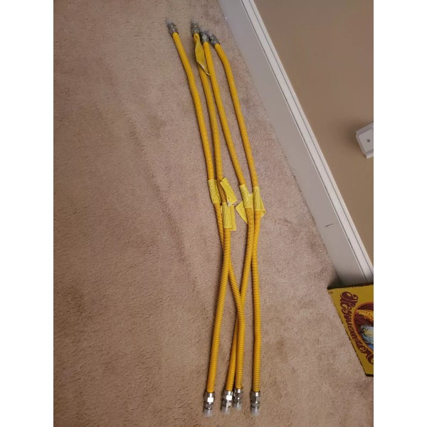 jones stephens Gas connector whip 5/8 OD (1/2) X 48"