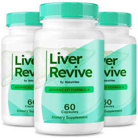 (3 Pack) Liver Revive Capsules – Gentle Restore Formula with a Clean, Natural Blend to Support Internal Harmony, Balanced Well-Being & Daily Vitality | LiverRevive Easy-to-Swallow Pills (180 Capsules)