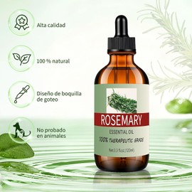 Aceite Esencial 120ml, Aceite Esencial de Romero Puro y Concentrado