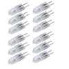 Ex-Pro® 12 Pack - Clear 10w G4 12v 2 Pin Halogen Capsule Bulbs/Lamps 2000hrs
