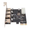 PCIE to USB 3.0 Expansion Card with 4 USB3.0 Ports