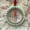 YCM Outdoor Map Compass No.880N with Phosphorescent Strap 13365