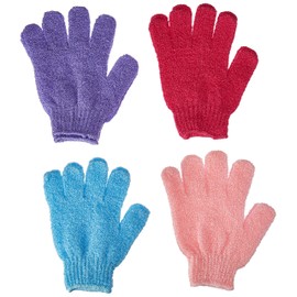 Daylee Naturals Exfoliating Bath Gloves 4 Pairs