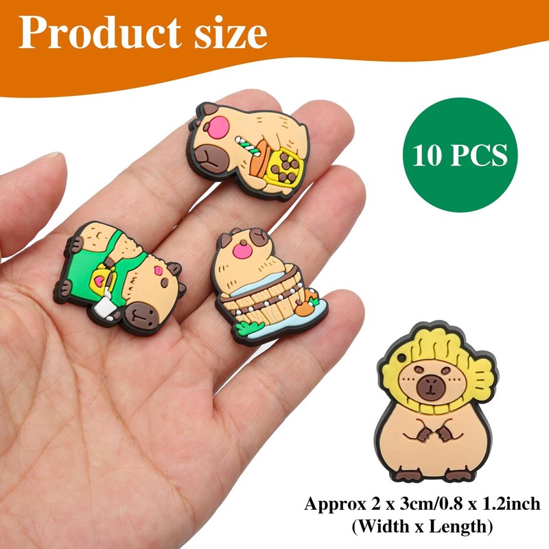Fridge Magnets, 10 Pack Cute Lovely Capybara DIY Magnets for