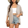 Yekaty Womens Short Sleeve Cardigan Summer Light Weight Sweater Cardigan