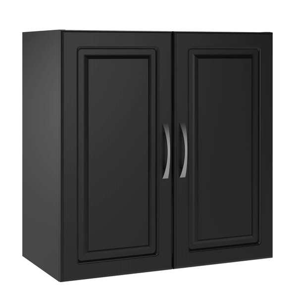 SystemBuild Kendall 24" Wall Cabinet - Black