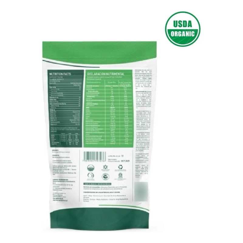 Spirulina Orgánica 2 Bolsas De 500 Bolitas C""""u Espirulina