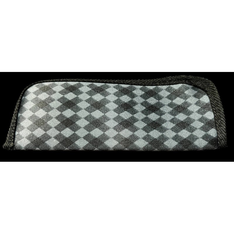 Unbranded Soft Pouch Black/Gray Reading Glasses Case Without Glasses
