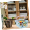Ciieeo 3pcs Garden Harvest Basket Plastic Baskets for Classroom Small