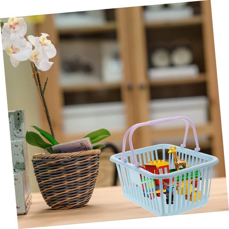 Ciieeo 3pcs Garden Harvest Basket Plastic Baskets for Classroom Small