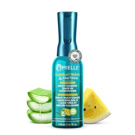 Mielle Kalahari Melon & Aloe Deep Hydration Leave-In Conditioner, Lightweight Moisturiser for Curly Hair, 198 ml