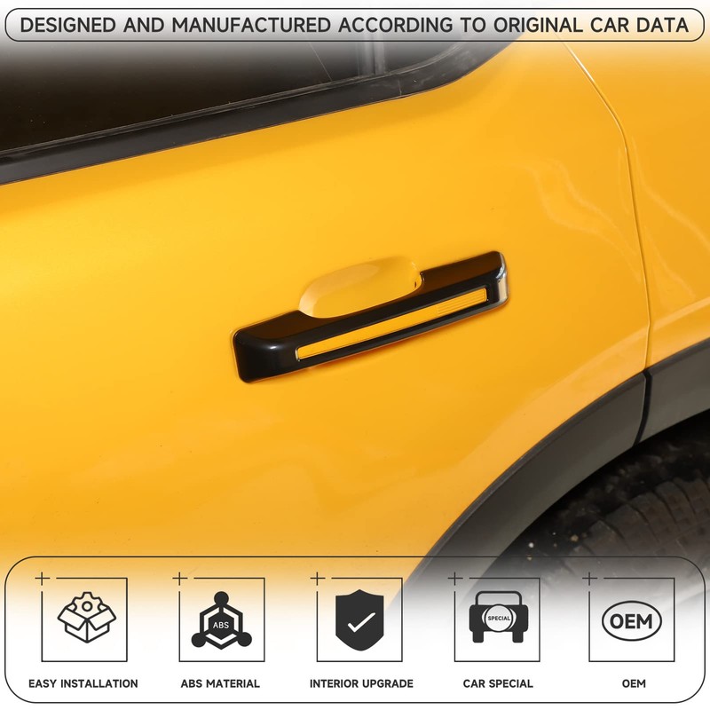 TOYCIDFG Exterior Door Handle Cover Trim Compatible with Ford Maverick