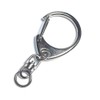 Craft Parts Shop Key Chain Hardware Parts Large Silver 10
