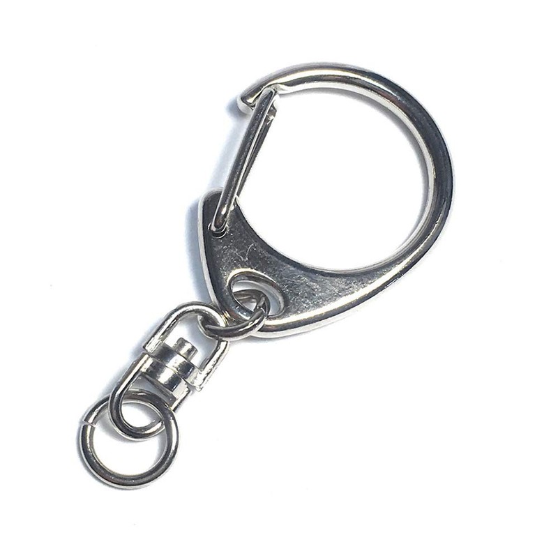 Craft Parts Shop Key Chain Hardware Parts Large Silver 10