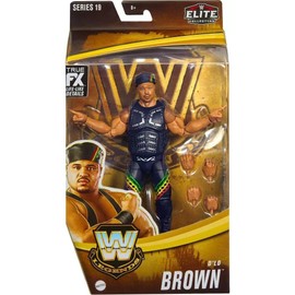 WWE Elite Collection D'Lo dlo Brown Wrestling Action Figure Legends Mattel Series 19