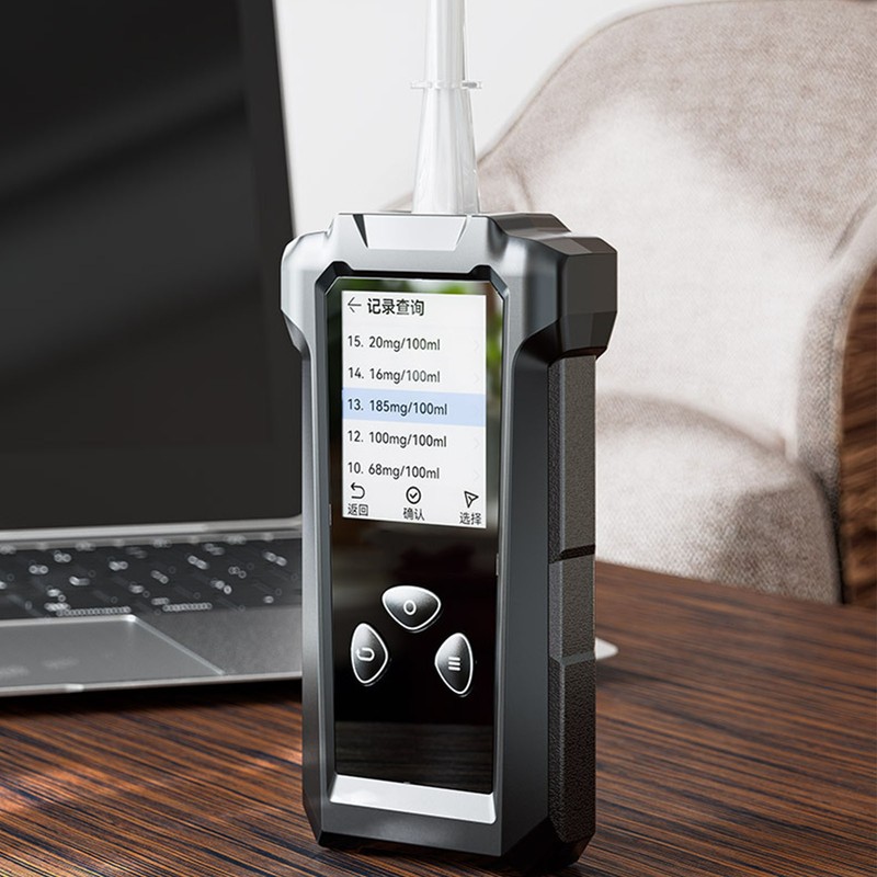 Handheld Drunk Tester Voice Version High Accuracy Blowing Breath Detector