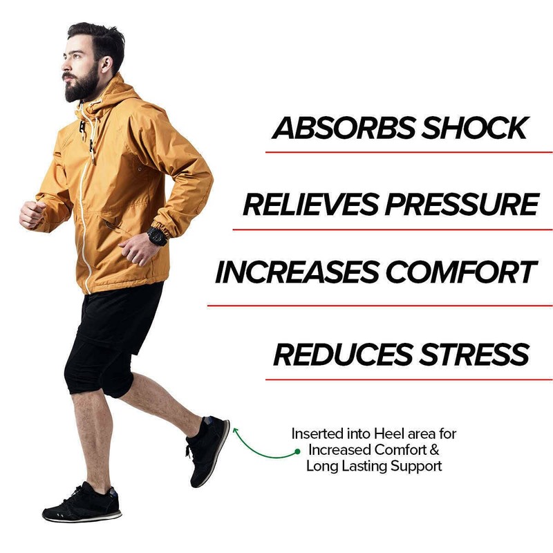 [4 Pair] 1st Care Heel Support, Easy to Wear and