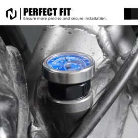 NICECNC Black Oil Temperature Thermometer Dipstick Engine Oil Dipstick Replacement Compatible with Suzuki DRZ400 DRZ400E DRZ400S DRZ400SM 2000-2024 See Fitment