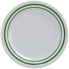 Yanco PT-106 Pine Tree Round Bread Plate, 6.25" Diameter, Melamine,