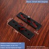 2pcs Pivot Hinge Rotating Hinge 360 Degree Stainless Steel Concealing