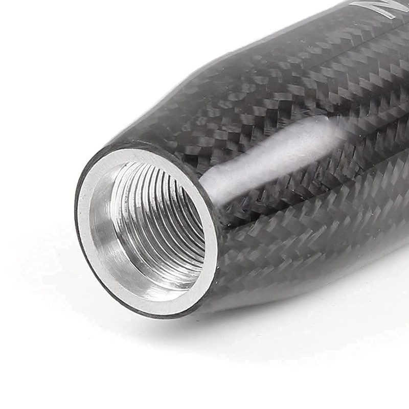 muge racing Universal Carbon Fiber Long Shift Knob 130mm Automatic/Manual