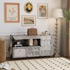 AWTATOS Shoe Rack, 6 Tier Shoe Storage Cabinet with Door,