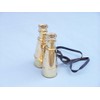 Hampton Nautical Captain's Solid Brass Binoculars, 6", Brass