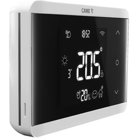 CAME TH/750 WH WLAN, 845AA-0140, Smart Room Thermostat Underfloor Heating and Air Conditioning, White, Operation of the Thermostat via Touch, App and Alexa