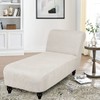FantasDecor Chaise Lounge Cover Stretch Armless Chair Slipcover for Living