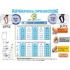GPARMART Class 2 Medical Compression Socks, Unisex, 23-32mmHG, Closed Toe
