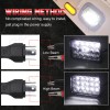 CHUSYYRAY 4PCS 4x6'' LED Headlights Hi/Lo Beam For Freightliner 1988-2010