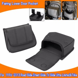 Unbranded Fairing Lower Door Pocket Bag For Harley Street Tri Glide Ultra Limited FLTR USA