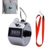 KIMRDIABTE Hand Held Tally Counter with Lanyards,4 Digit Metal Mechanical
