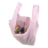 Compact Eco Bag, Taffeta, Solid Color, 9020, Pink