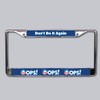 Anti-Obama - Oops! - License Plate Holder and Bumper Magnet