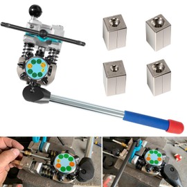 Professional Brake Line Flaring Tool 45 Degree Set Single, Bubble, and Double Flares, Brake Line and Tubing Flaring Tool for 3/16", 1/4", 5/16", 3/8" Tubing, Copper Stainless Steel Tube