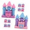 Operitacx Bulk Creative Erasers Pcs Princess Castle Eraser Set for