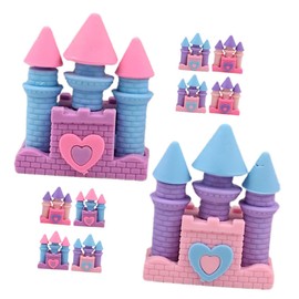 Operitacx Bulk Creative Erasers Pcs Princess Castle Eraser Set for Boys and Girls Fun and Kawaii Stationery
