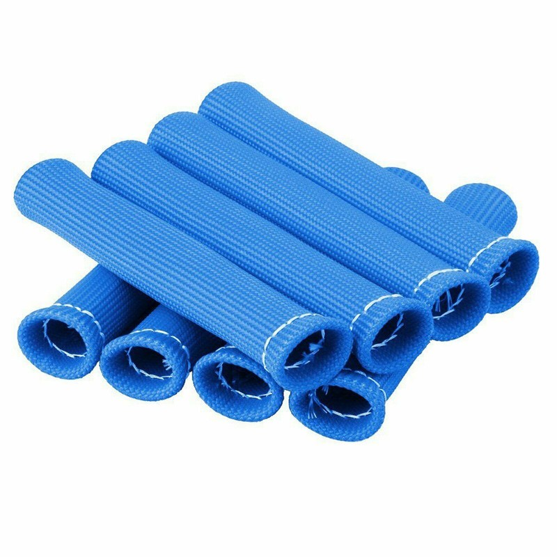8Pcs 2500° Spark Plug Wire Boots Protector Sleeve Heat Shield