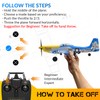 P51D RC Plane 4CH 2.4GHz RTF Remote Control Airplane P-51