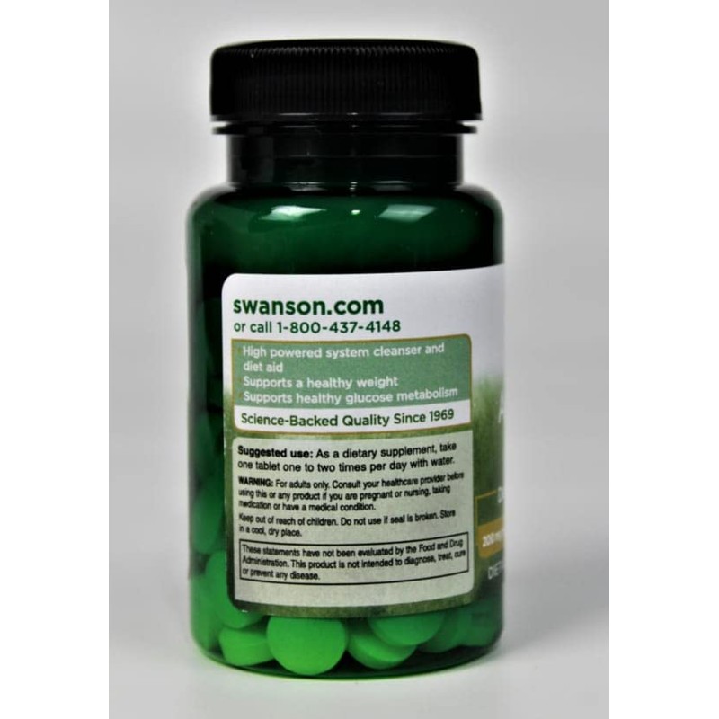 Swanson Double-Strength Apple Cider Vinegar 200 Milligrams 120 Tabs